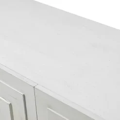 Hot Kirklands Home Dietrich Wood 4-Door Sideboard White