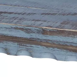 Best Kirklands Home Distressed Wood Antique Bench Blue