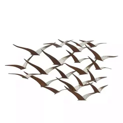 Best Kirklands Home Distressed Metal Flock of Birds Wall Plaque Brown
