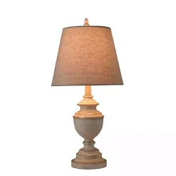 Clearance Kirklands Home Distressed Cream Table Lamp Tan