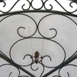 Hot Kirklands Home Distressed Fleur De Lis Three-Panel Fire Screen