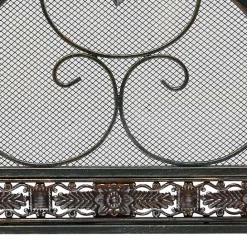 Hot Kirklands Home Distressed Fleur De Lis Three-Panel Fire Screen