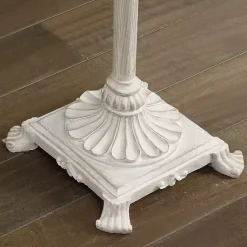 Sale Kirklands Home Distressed Fleur-de-lis Floor Lamp Tan