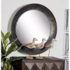 Sale Kirklands Home Distressed Galvanized Curved Framed Mirror