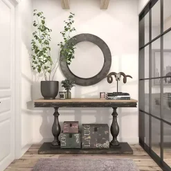 Sale Kirklands Home Distressed Galvanized Curved Framed Mirror