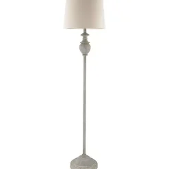 Online Kirklands Home Distressed Gray Hadlee Floor Lamp Tan