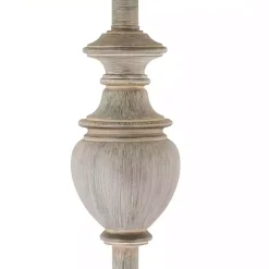 Online Kirklands Home Distressed Gray Hadlee Floor Lamp Tan