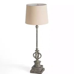 Best Kirklands Home Distressed Quatre Buffet Lamp Gray