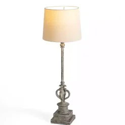 Best Kirklands Home Distressed Quatre Buffet Lamp Gray