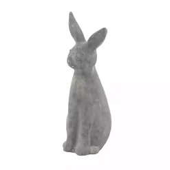 Hot Kirklands Home Distressed Rabbit Outdoor Statue Gray