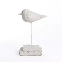 Sale Kirklands Home Distressed Bird Figurine, 13 in. Ivory