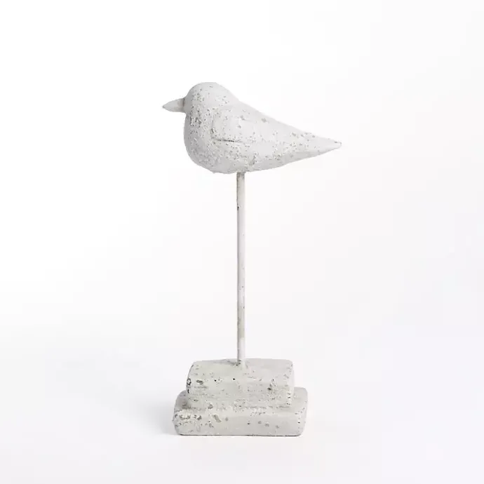 Outlet Kirklands Home Distressed Bird Figurine, 12 in. Ivory