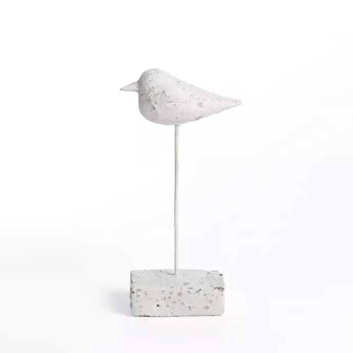 Best Kirklands Home Distressed Bird Figurine, 10 in. Ivory