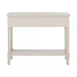 Clearance Kirklands Home Distressed Natural Ronan 2-Drawer Console Table White