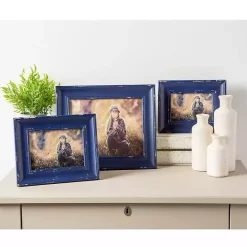 Online Kirklands Home Distressed Navy Farmhouse Frame, 8x10 Blue
