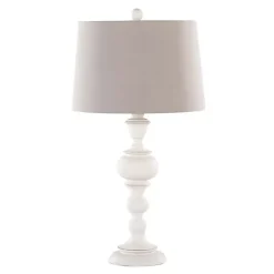 Clearance Kirklands Home Distressed Off-White Morocco Table Lamps, Set of 2 Gray