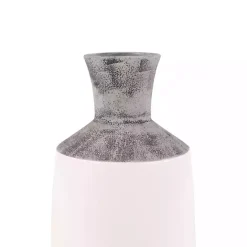 Hot Kirklands Home Distressed Two-Tone Stoneware Vases, Set of 2