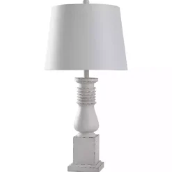 Clearance Kirklands Home Distressed Asher Table Lamp White