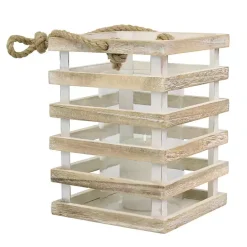 Clearance Kirklands Home Distressed White Beach House Lantern