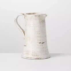 Clearance Kirklands Home Distressed Decorative Pitcher White