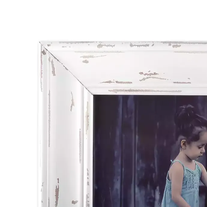 Outlet Kirklands Home Distressed White Farmhouse Frame, 8x10