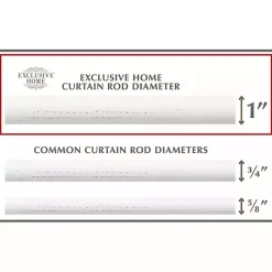 Clearance Kirklands Home Distressed White Napoleon Curtain Rod, 120 in.