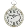 Hot Kirklands Home Distressed White Pocket Wall Clock