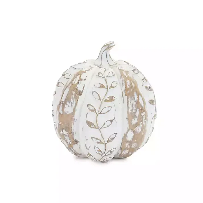 Outlet Kirklands Home Distressed Pumpkins, Set of 3 White