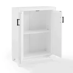 Clearance Kirklands Home Distressed Wood Accent Cabinet White