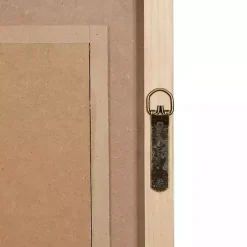 Discount Kirklands Home Distressed White Wood Scroll Wall Clock