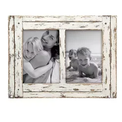 New Kirklands Home Distressed Whitewashed Collage Picture Frame
