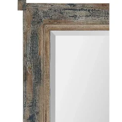 Best Kirklands Home Distressed Wood Frame Wall Mirror