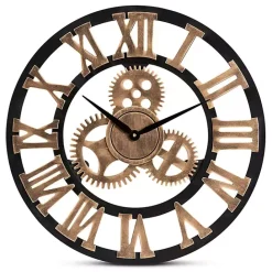 Clearance Kirklands Home Distressed Wood Vintage Wall Clock