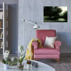 Sale Kirklands Home Diving Pig Canvas Art Print Green