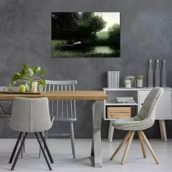 Sale Kirklands Home Diving Pig Canvas Art Print Green