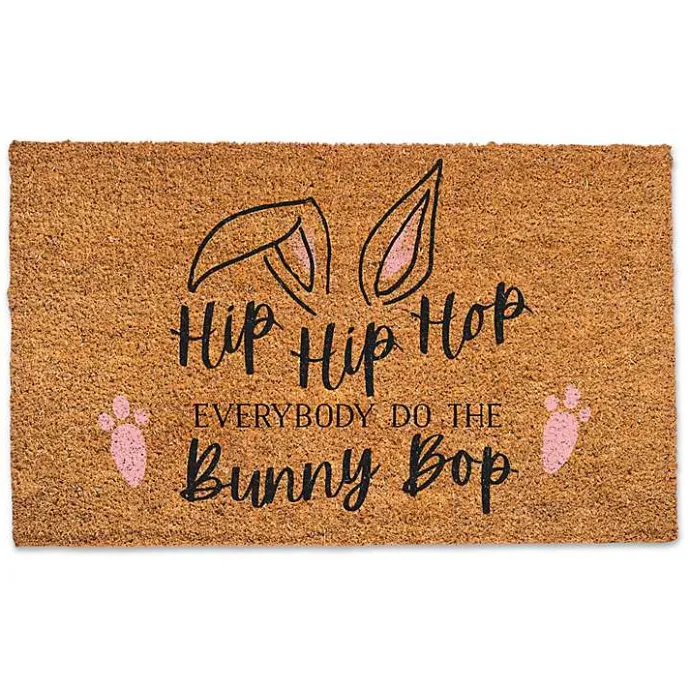 Sale Kirklands Home Do the Bunny Bop Doormat Brown