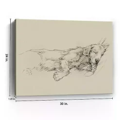 Sale Kirklands Home Dog Days III Canvas Art Print