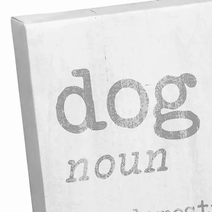 Online Kirklands Home Dog Definition Canvas Art Print White