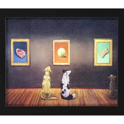 Best Kirklands Home Dog Museum Framed Art Print