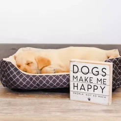 Sale Kirklands Home Dogs Make Me Happy Wall Plaque