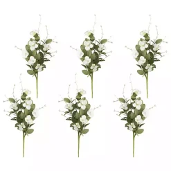 Best Kirklands Home Dogwood Blossom Stems, Set of 6