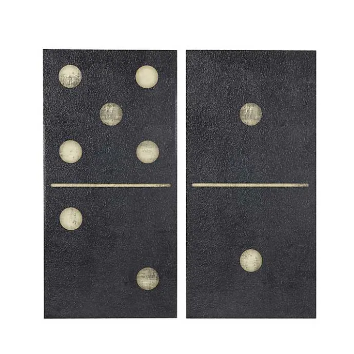Kirklands Home Dominos Canvas Art Prints, Set of 2