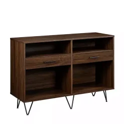 Discount Kirklands Home Doreen Dark Brown Hairpin Console Table