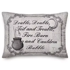 Sale Kirklands Home Double, Toil, and Trouble Accent Pillow