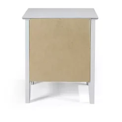 Sale Kirklands Home Dove Brazilian Pine Wood Nightstand Gray