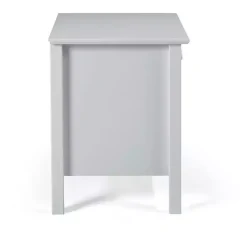 Sale Kirklands Home Dove Brazilian Pine Wood Nightstand Gray