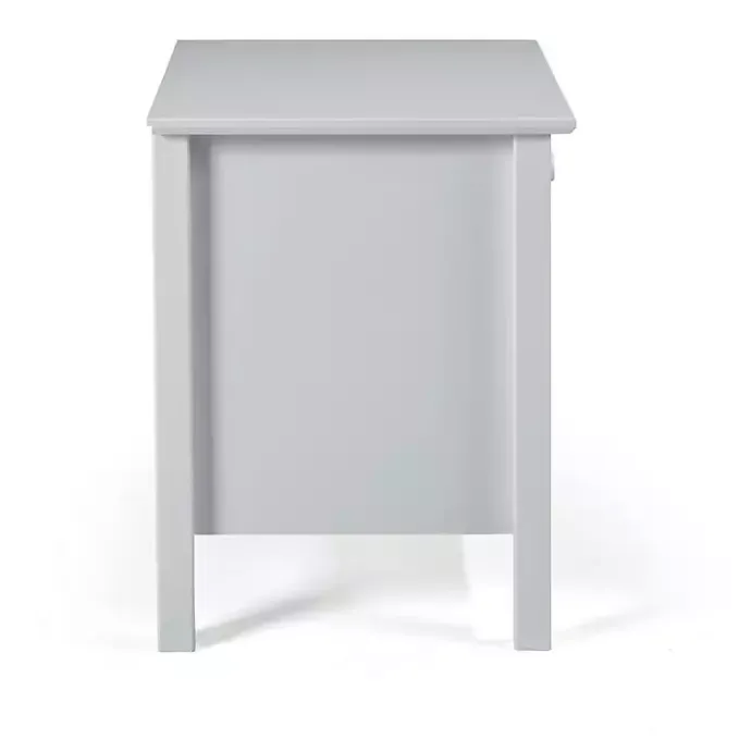 Sale Kirklands Home Dove Brazilian Pine Wood Nightstand Gray