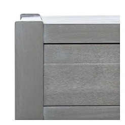 Discount Kirklands Home Dove Turned Leg Rustic Console Table Gray