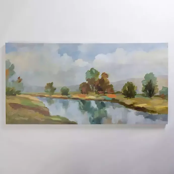 Outlet Kirklands Home Down by the River Canvas Art Print