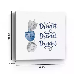 Outlet Kirklands Home Dreidel Dreidel Dreidel Canvas Art Print